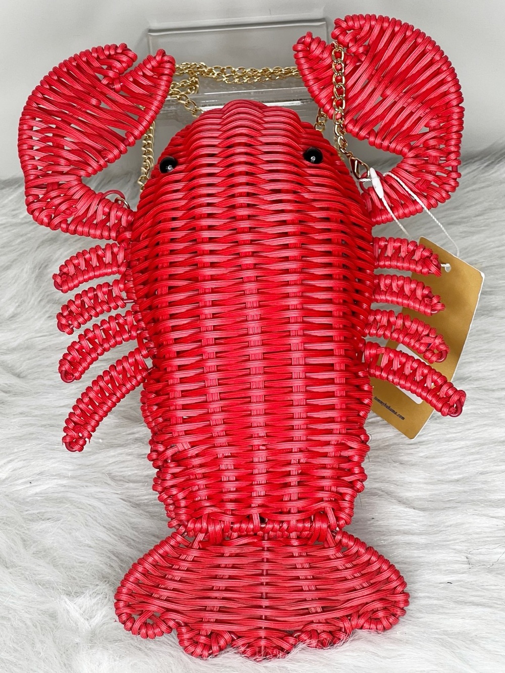 Tommy Bahama Lobster Wicker Crossbody Bag - Picture 3 of 8